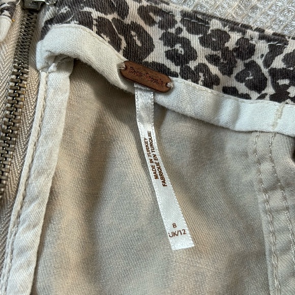 Free People Modern Femme Leopard Print Mini Skirt - Picture 6 of 8